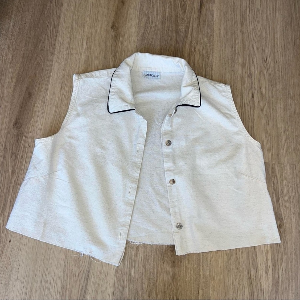 Vintage Button Vest